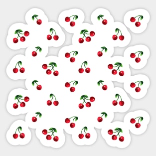 Sweet cherry pattern Sticker